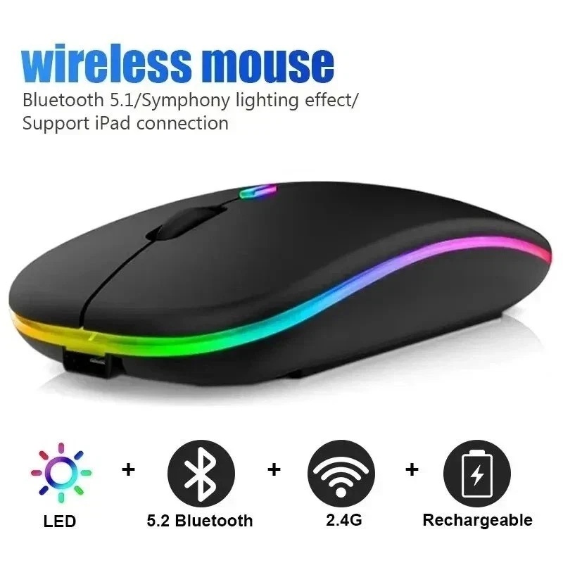 Mini Wireless Mouse - 무선 마우스 블루투스 듀얼 모드 컴포트