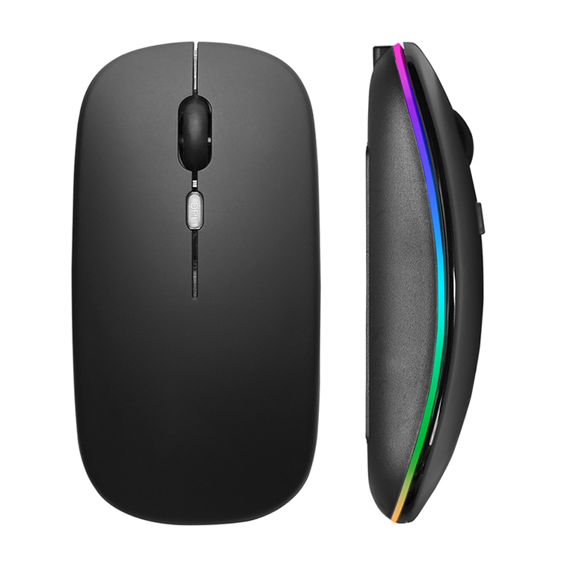 Mini Wireless Mouse - 무선 마우스 RGB 충전식 USB 2.4GHz