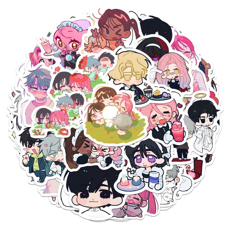 Laptop Accessories Kids - 80개/세트 만화 애니메이션 외계인 무대 귀여운