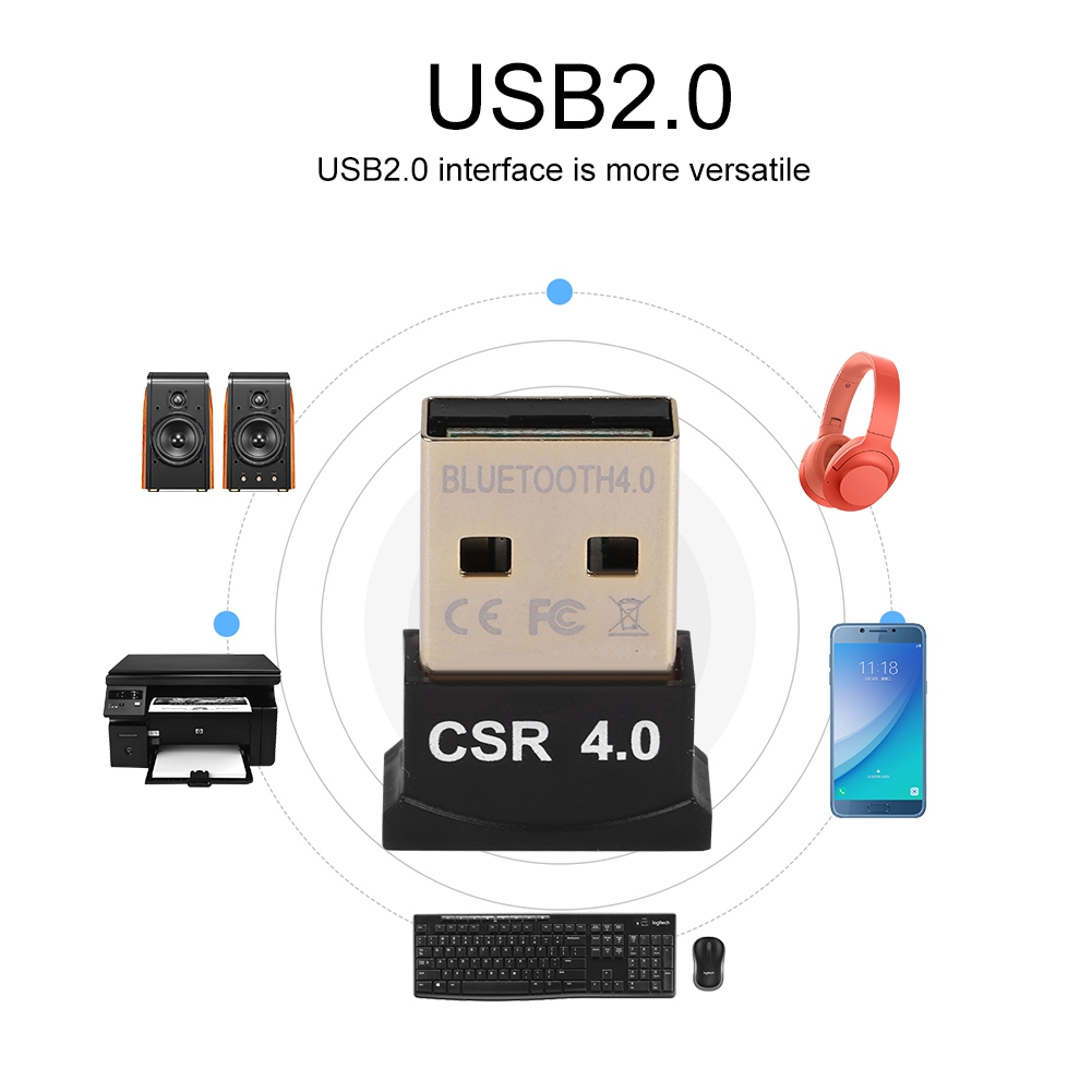 Mini Wireless Mouse - Bluetooth 어댑터 Wiress Dongles CSR4.0 미니