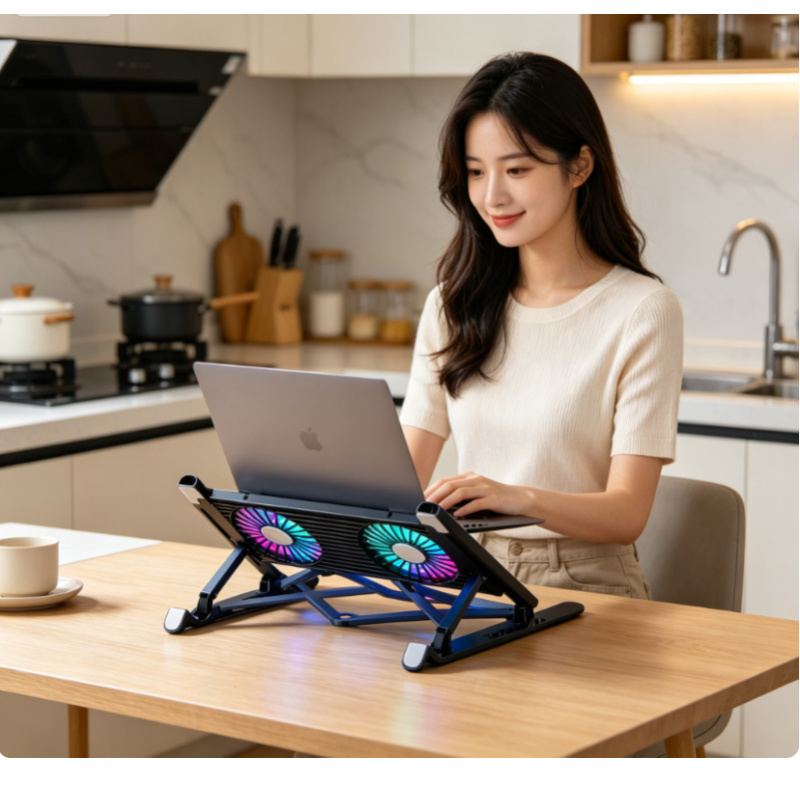 Laptop Accessories Cooling Pad - 새로운 노트북 쿨러 베이스 스탠드 접이식
