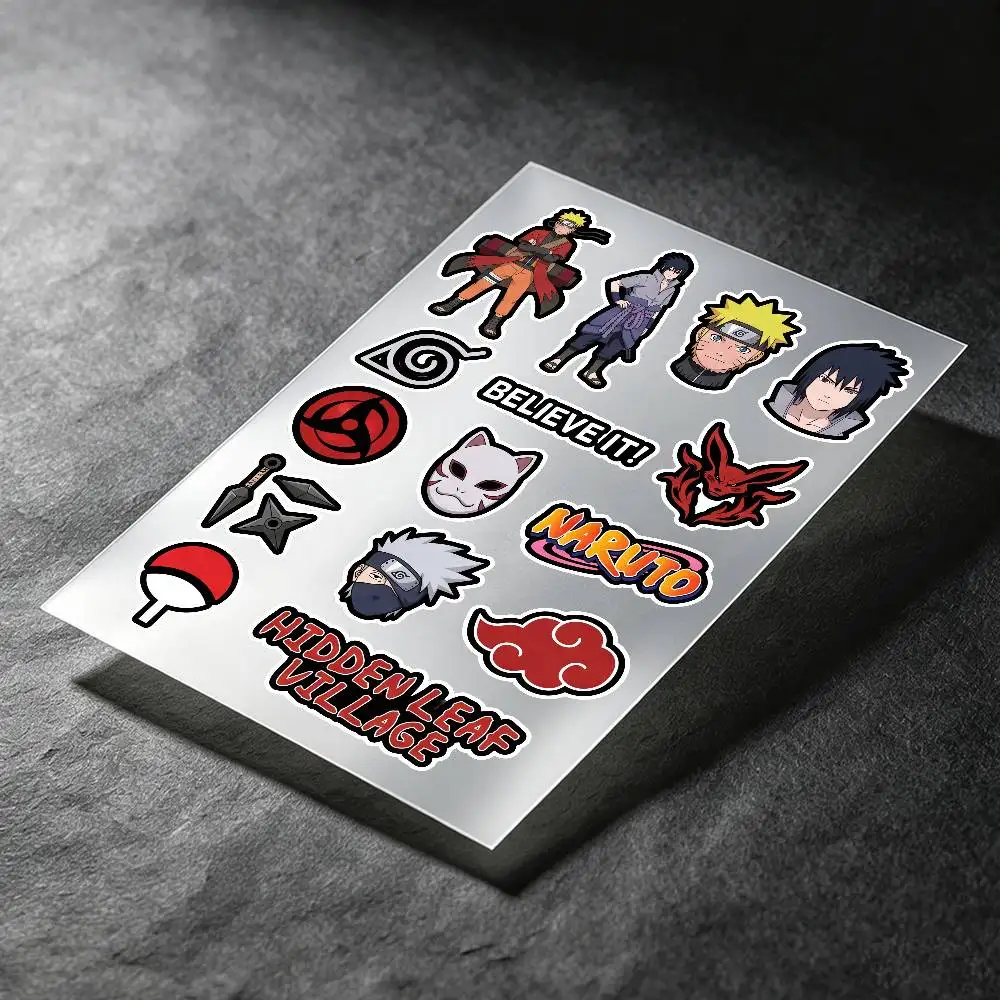 나루토 애니메이션 우치하 이타치 스티커 모토 스티커 자 - Laptop Accessories Price 리뷰 및 가격