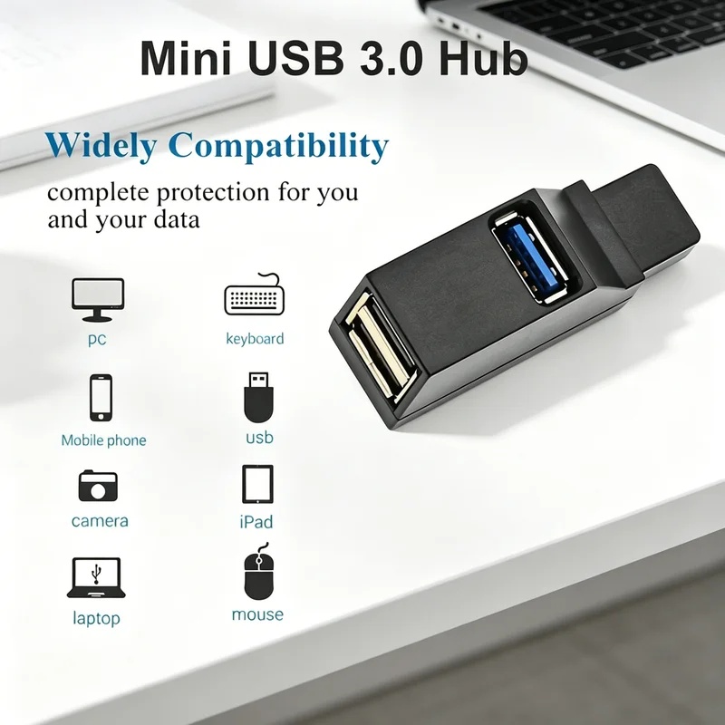 USB 3.0 2.0 회전식 3 포트 허브 분배기, P - Laptop Accessories Price 리뷰 및 가격
