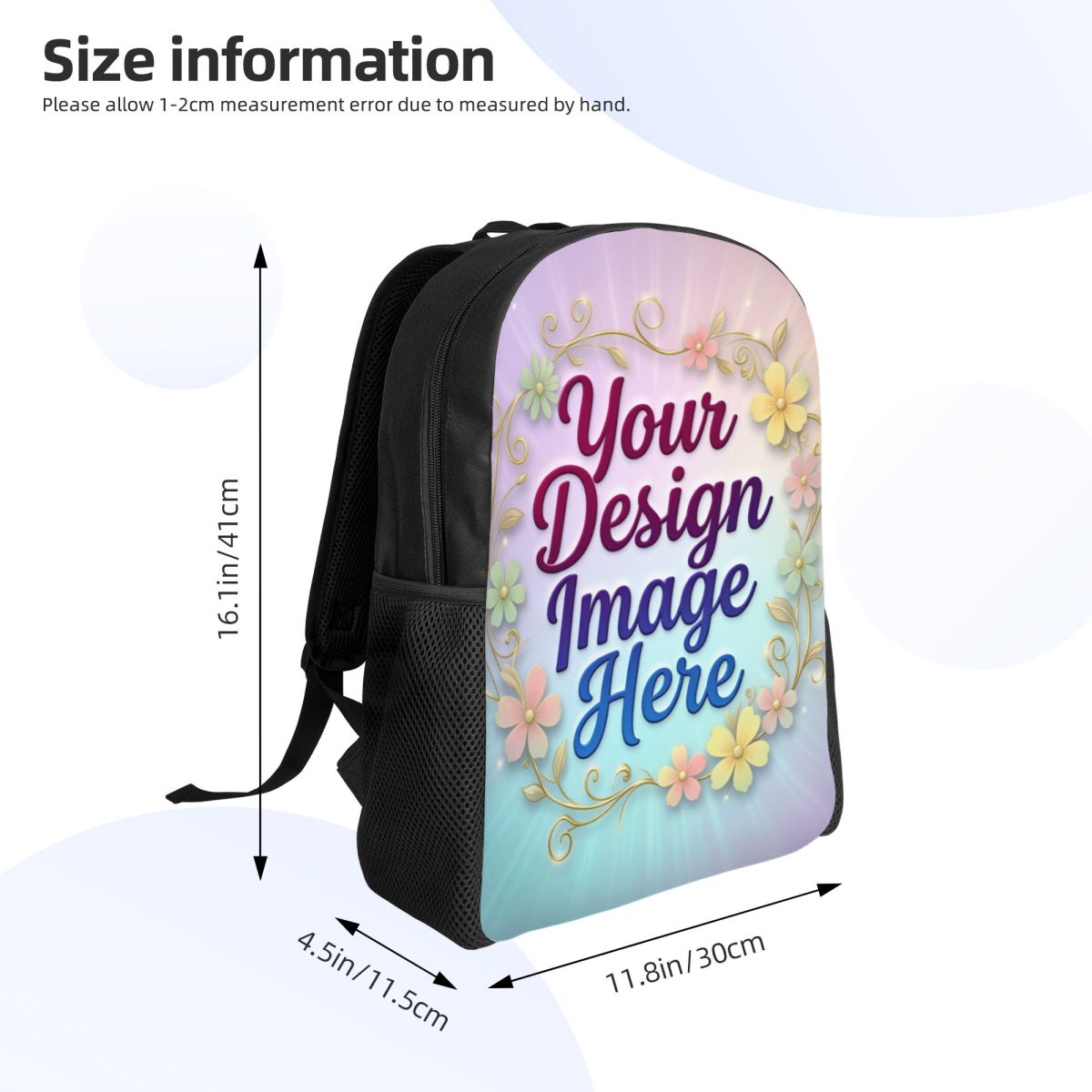 사용자 정의 사진 로고 텍스트 노트북 배낭 남성 여성  - Laptop Accessories Logo 리뷰 및 가격
