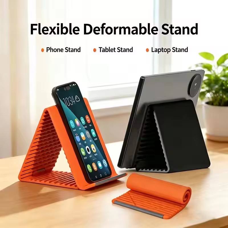 휴대용 실리콘 폰/태블릿/노트북 거치대, 창의적인 접이 - Laptop Accessories Price 리뷰 및 가격
