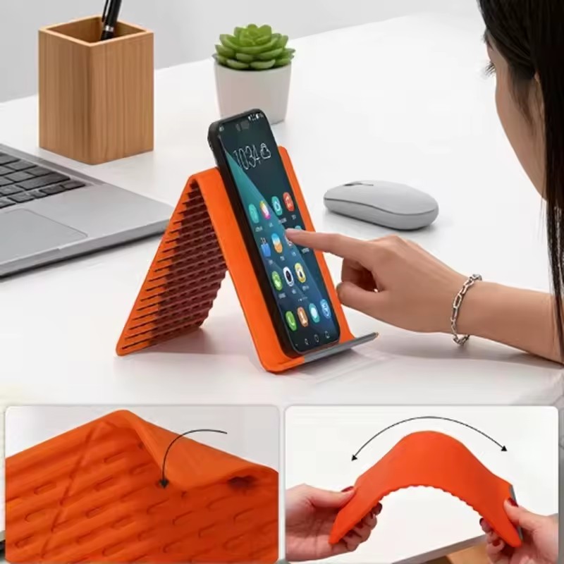 휴대용 실리콘 폰/태블릿/노트북 거치대, 창의적인 접이 - Laptop Accessories Price 리뷰 및 가격