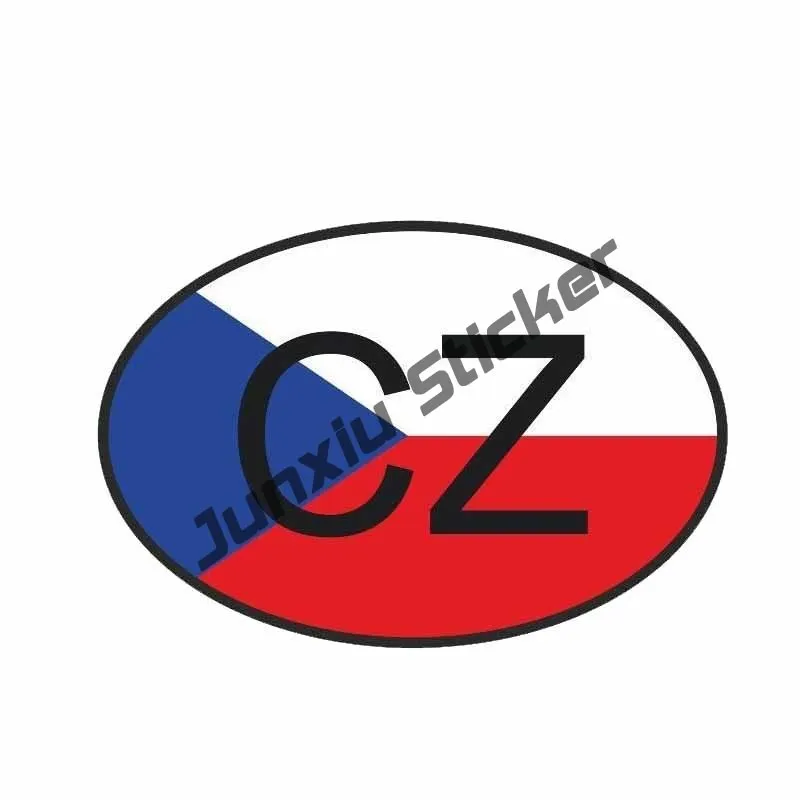 체코 스타일 컬러 그래픽 비닐 스티커 자동차 데칼 창문 - Laptop Accessories Logo 리뷰 및 가격
