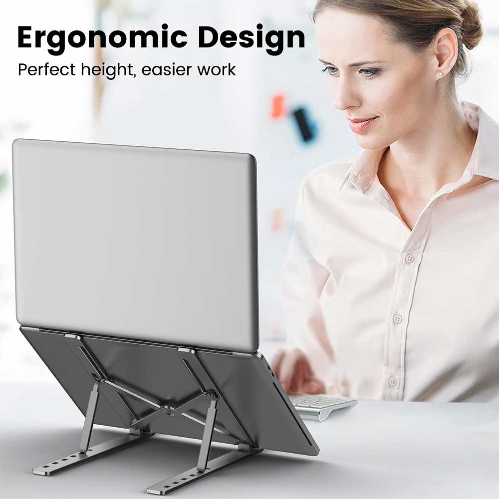 조정 가능한 노트북 홀더 알루미늄 합금 노트북 스탠드  - Laptop Accessories Price 리뷰 및 가격