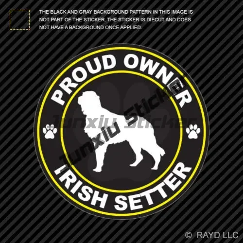 아이리쉬 세터 비닐 데칼 I Love My 아일랜드 세 - Laptop Accessories Logo 리뷰 및 가격