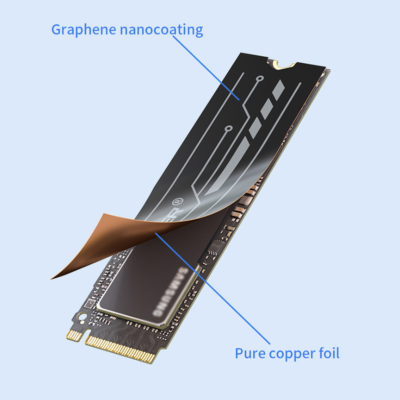 TEUCER SSD 방열판 듀얼 레이어 그래핀 및 구리 - Laptop Accessories Cooling Pad 리뷰 및 가격